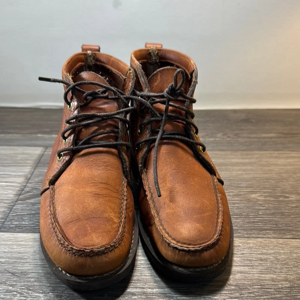 Vintage Gokey company Brown Leather Ankle Boots men’s 9 (s21)